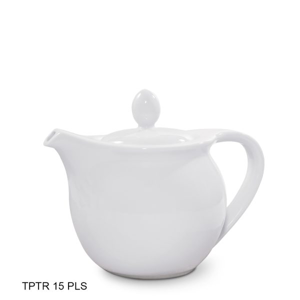 Teapot / Teko Keramik Putih 350ml
